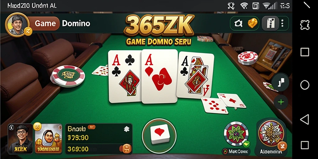 Cuplikan 365ZK sebelum APK Domino dipasang.
