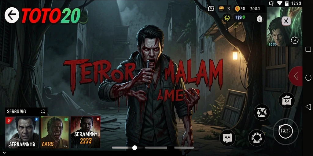 Cuplikan TOTO20 sebelum APK Horror dipasang.